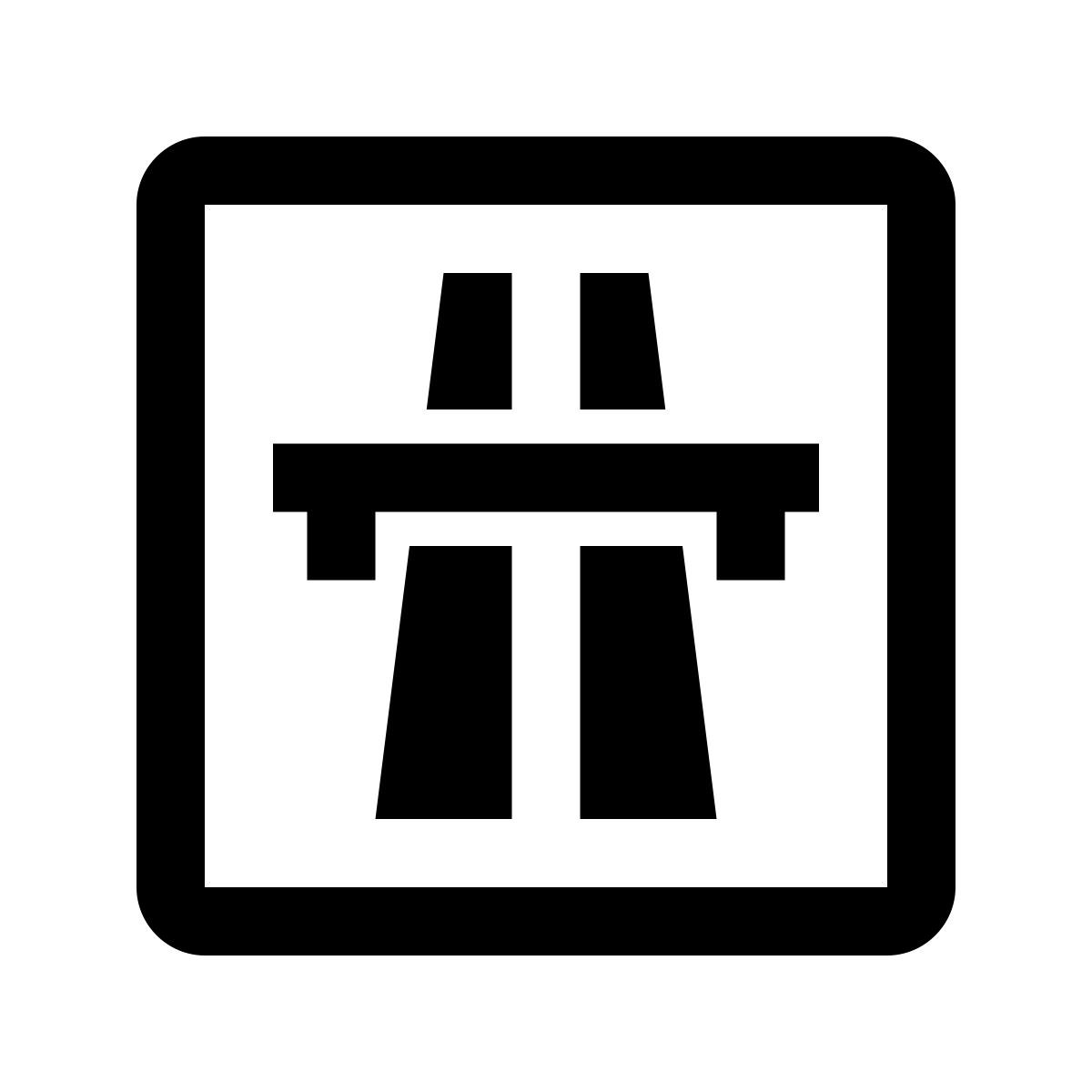 windows 10 style 高速公路 icon
