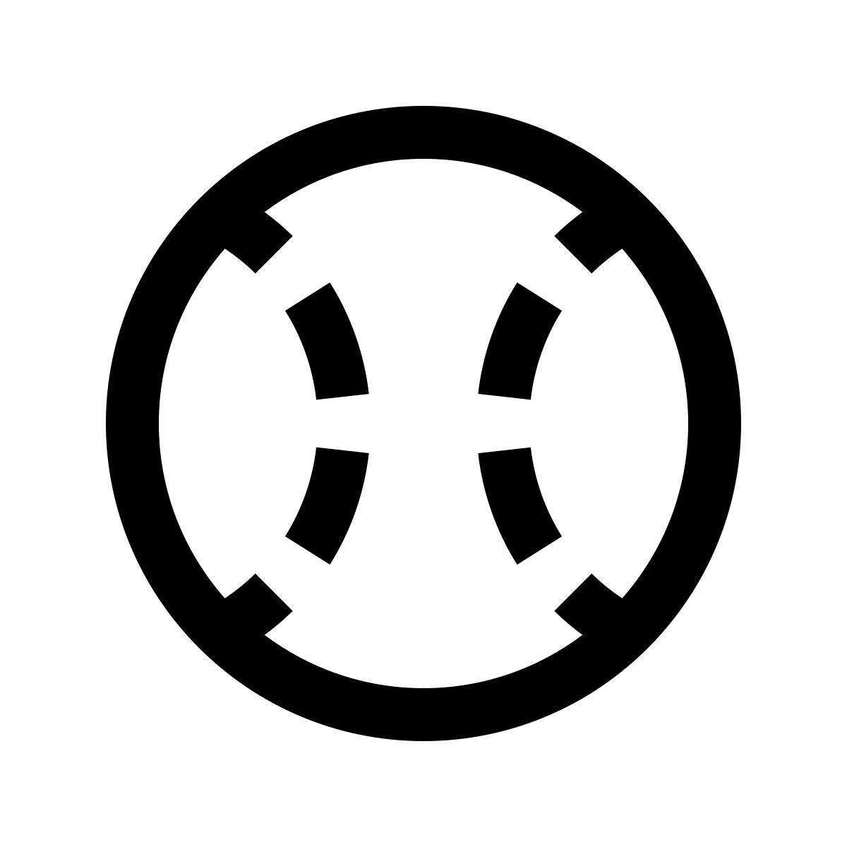 windows 10 style 棒球球 icon