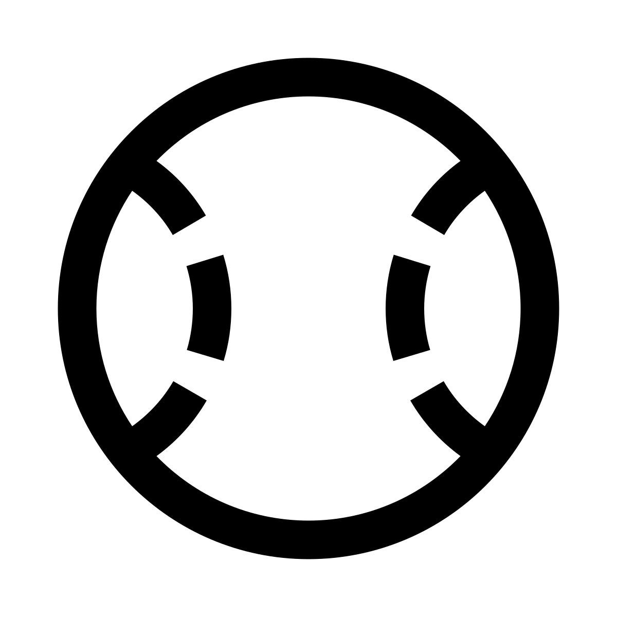 windows 10 style 棒球球 icon