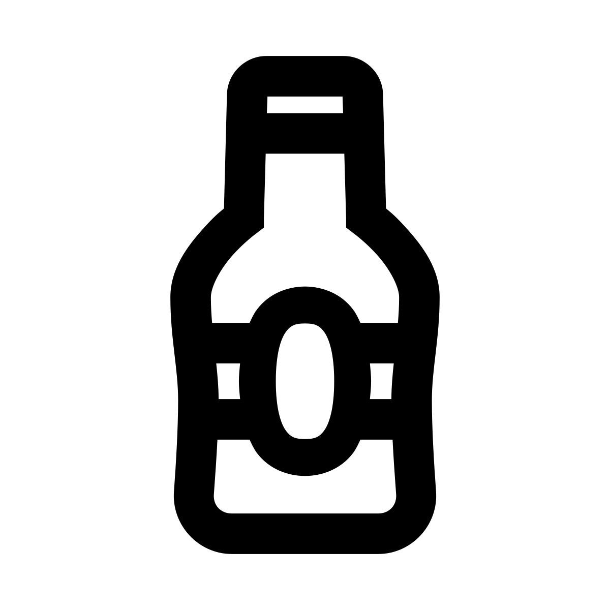 windows 10 style beer bottle icon