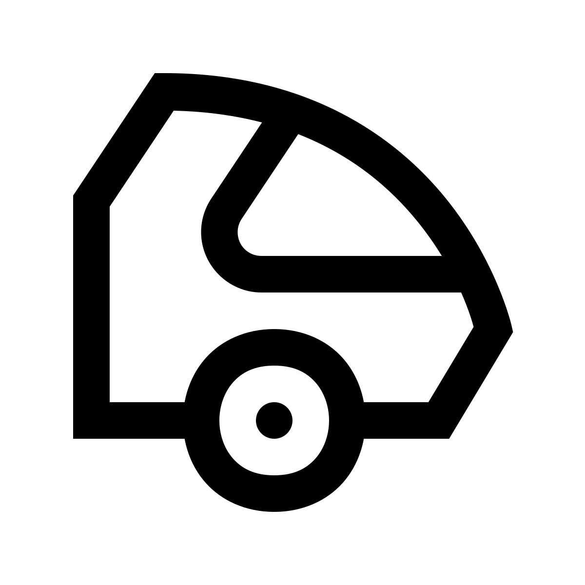 windows 10 style trailer de bicicleta icon
