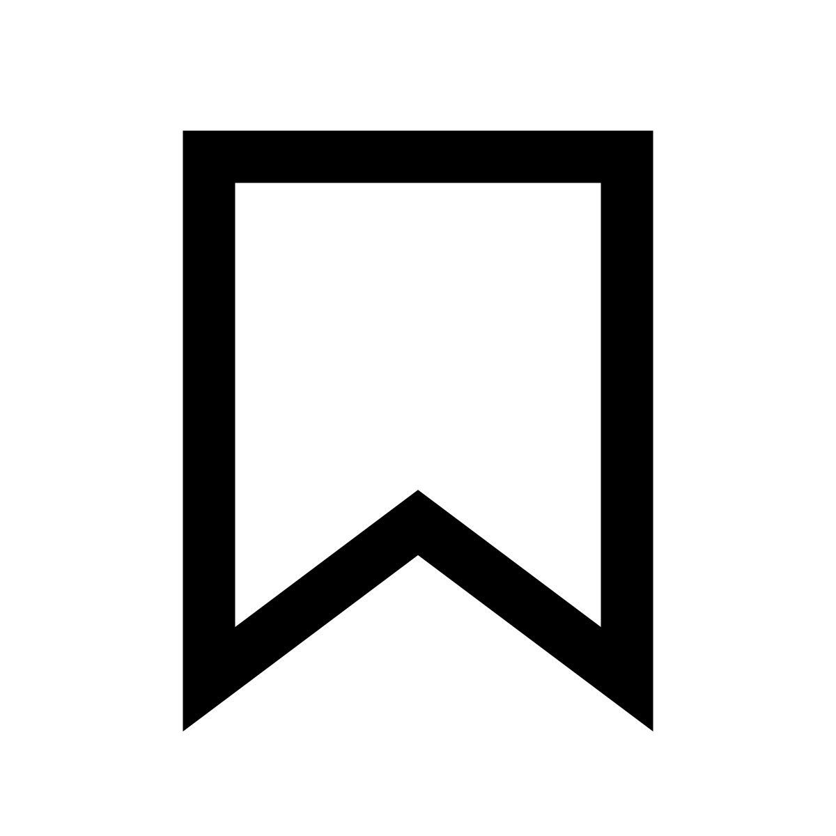 windows 10 style 북마크 리본 icon