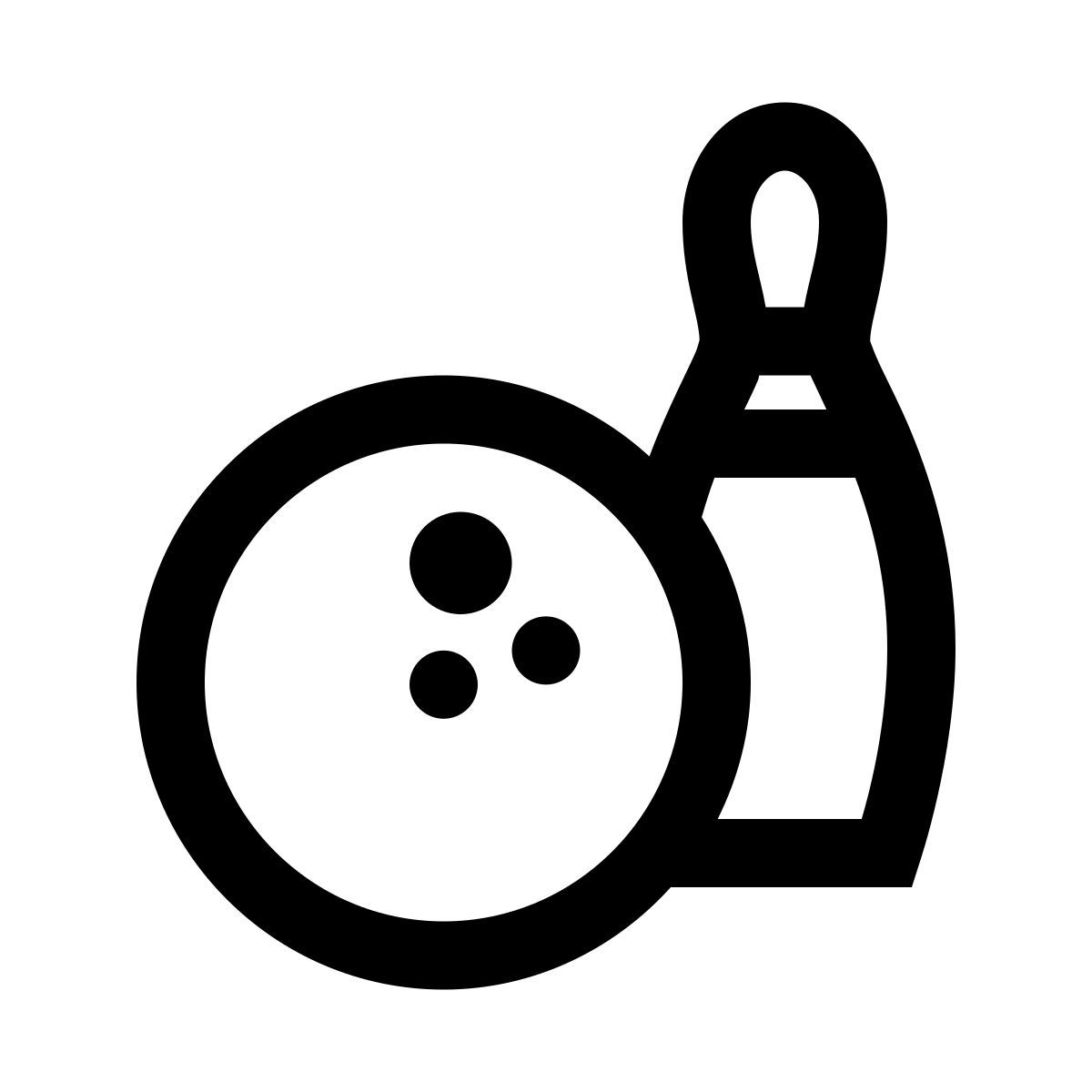 windows 10 style 保龄球 icon