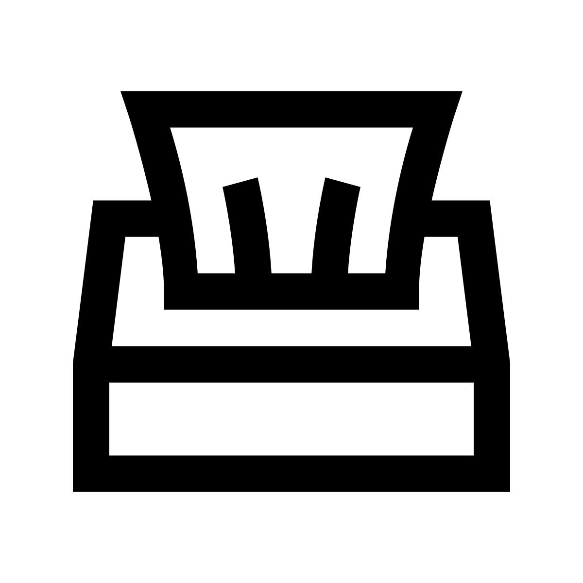 windows 10 style tissue icon