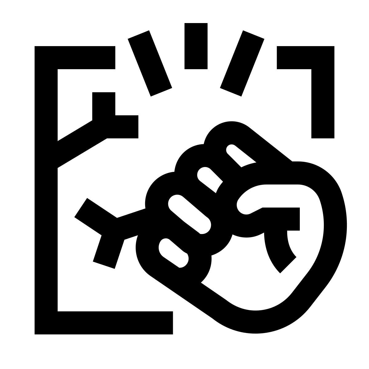 windows 10 style glas zerbrechen icon