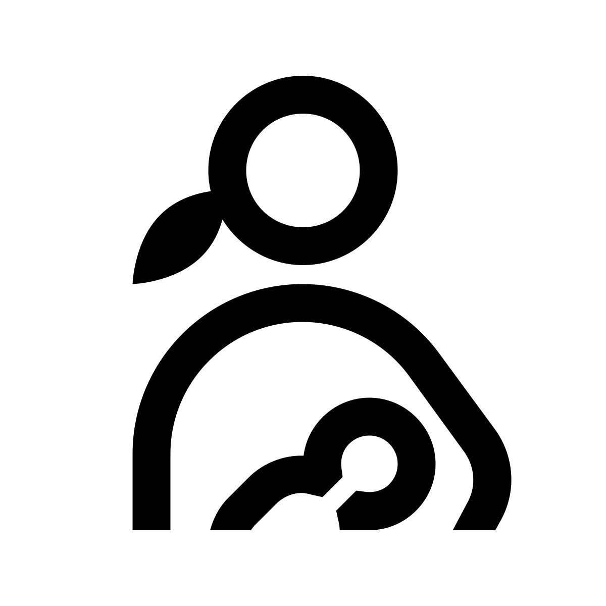 windows 10 style lactancia materna icon