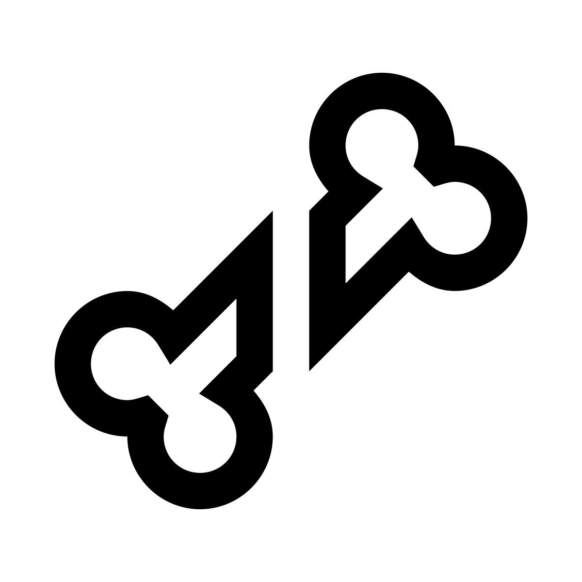 windows 10 style broken bone icon