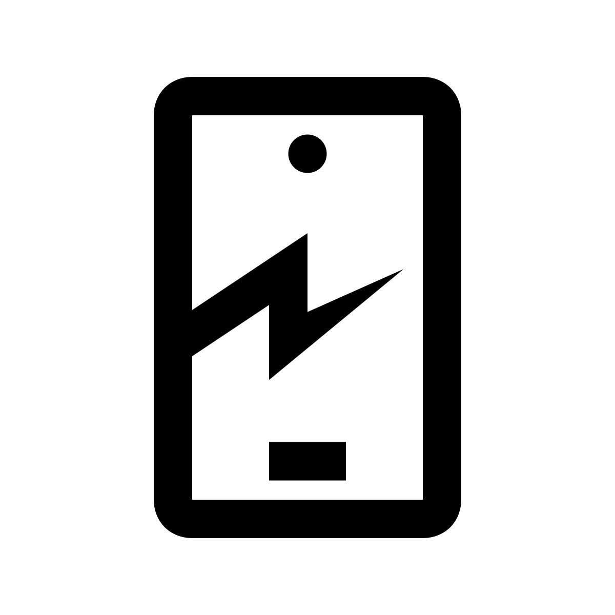 windows 10 style téléphone cassé icon