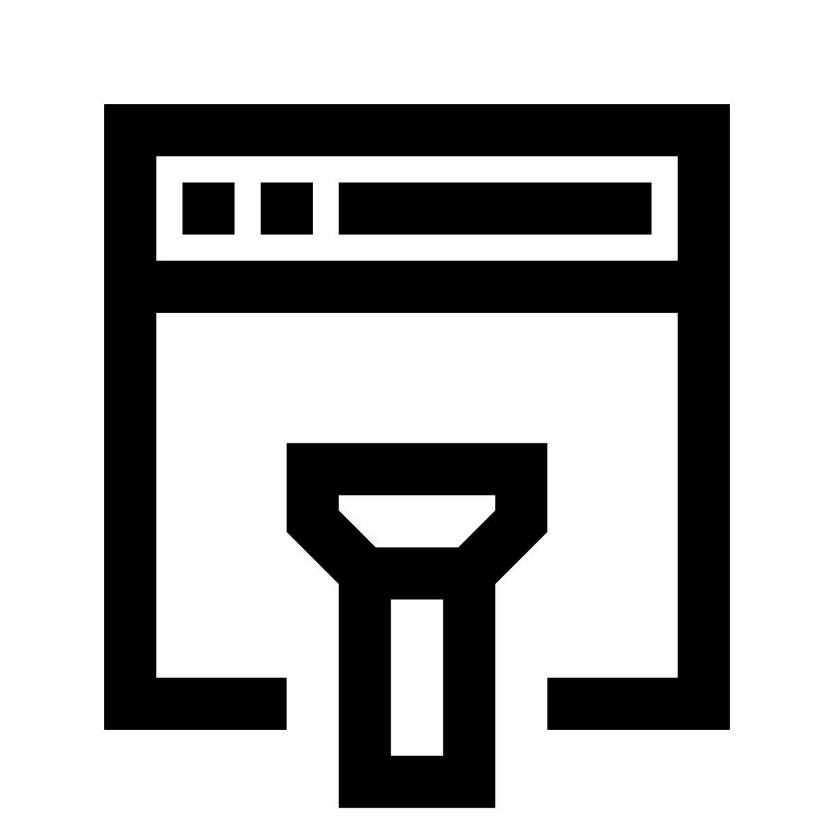 windows 10 style 브라우저 창 icon