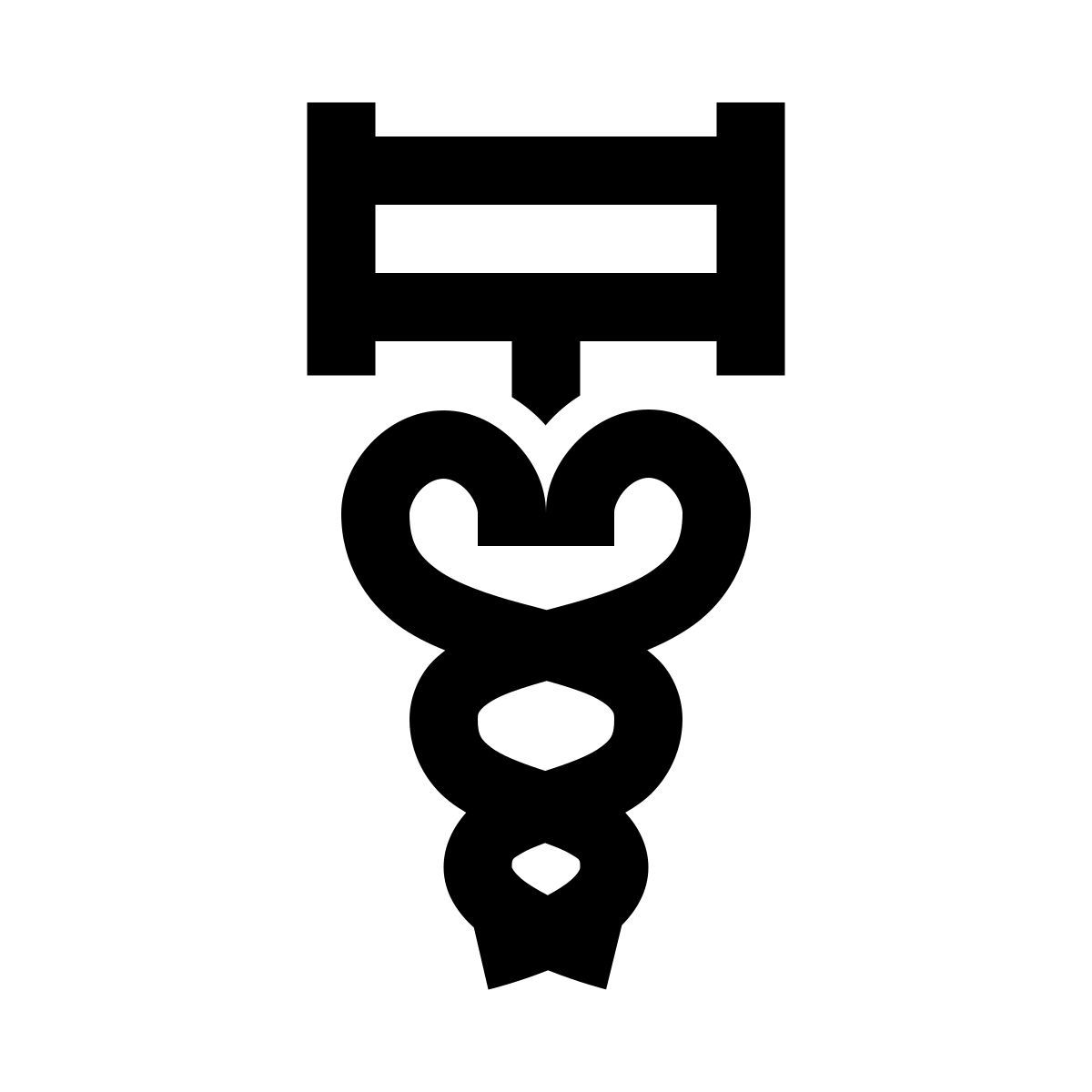 windows 10 style caducée icon