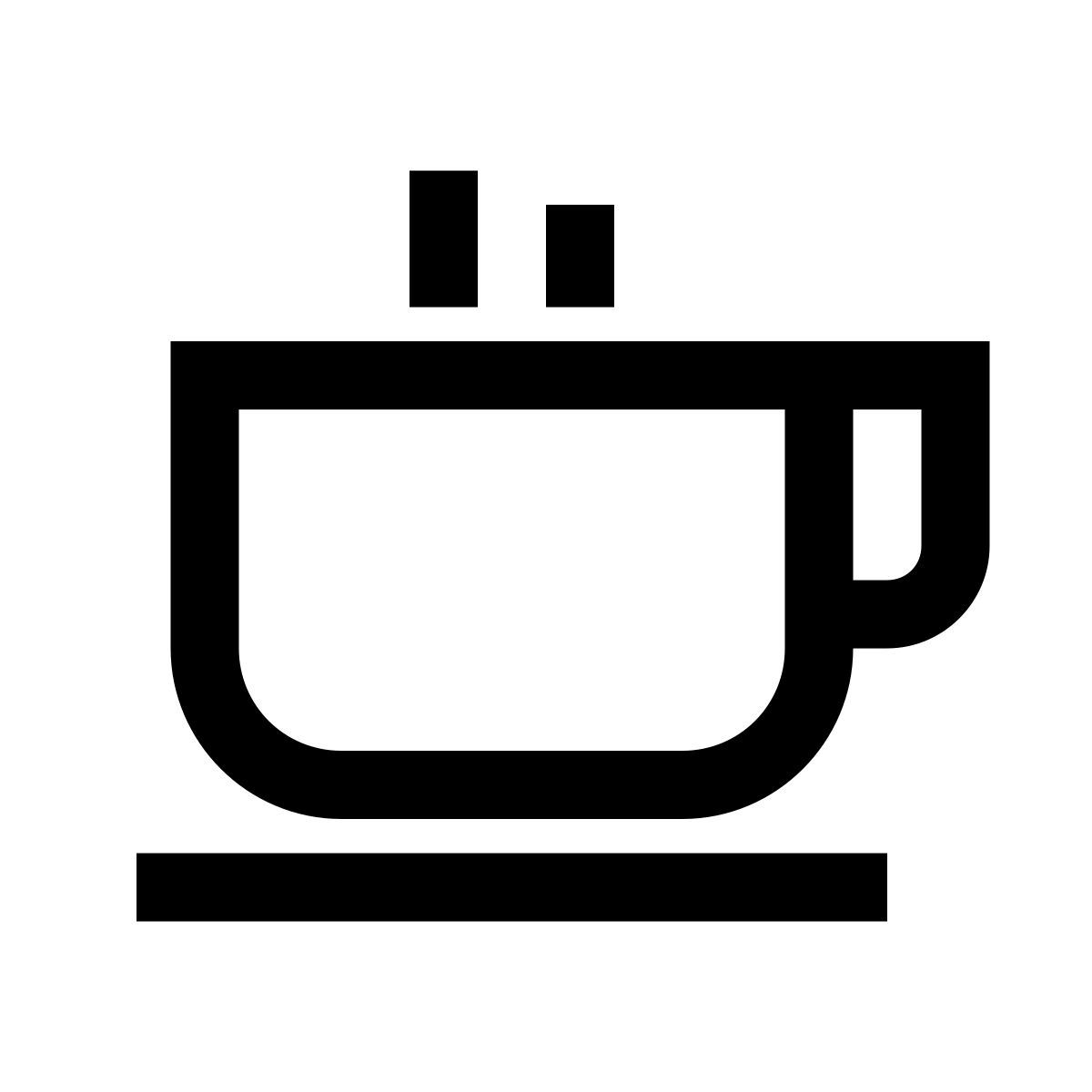 windows 10 style café icon