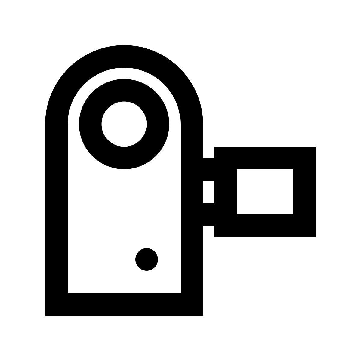 windows 10 style camcorder icon