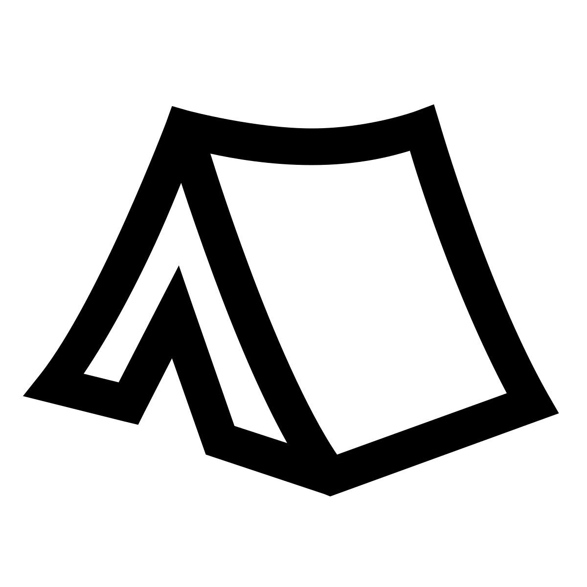 windows 10 style tent icon