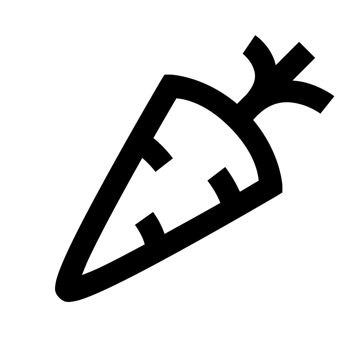 windows 10 style karotte icon