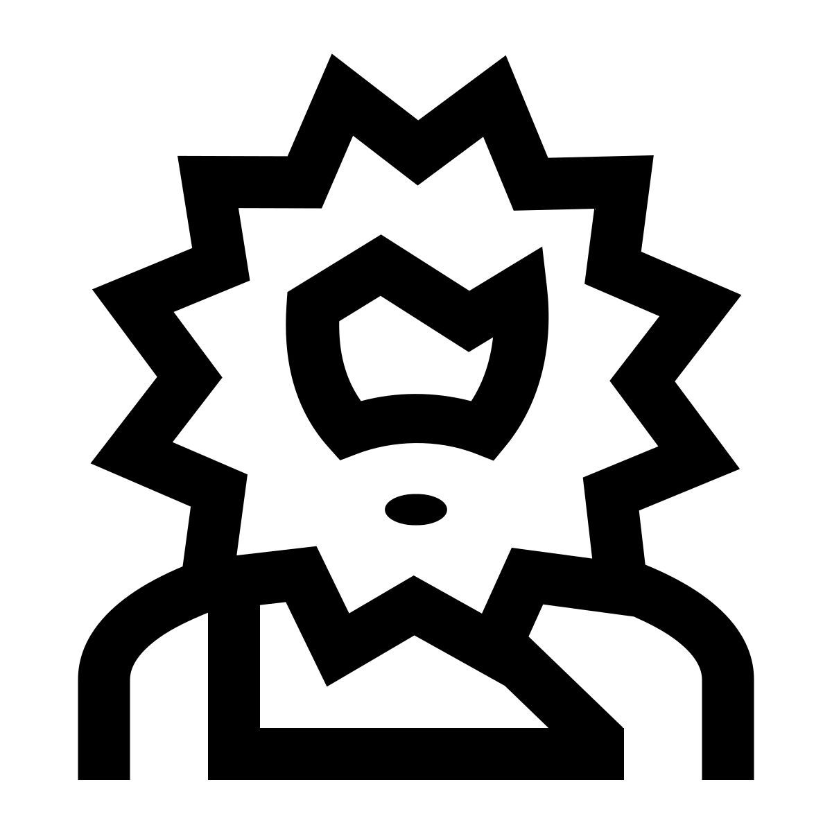 windows 10 style homme des cavernes icon