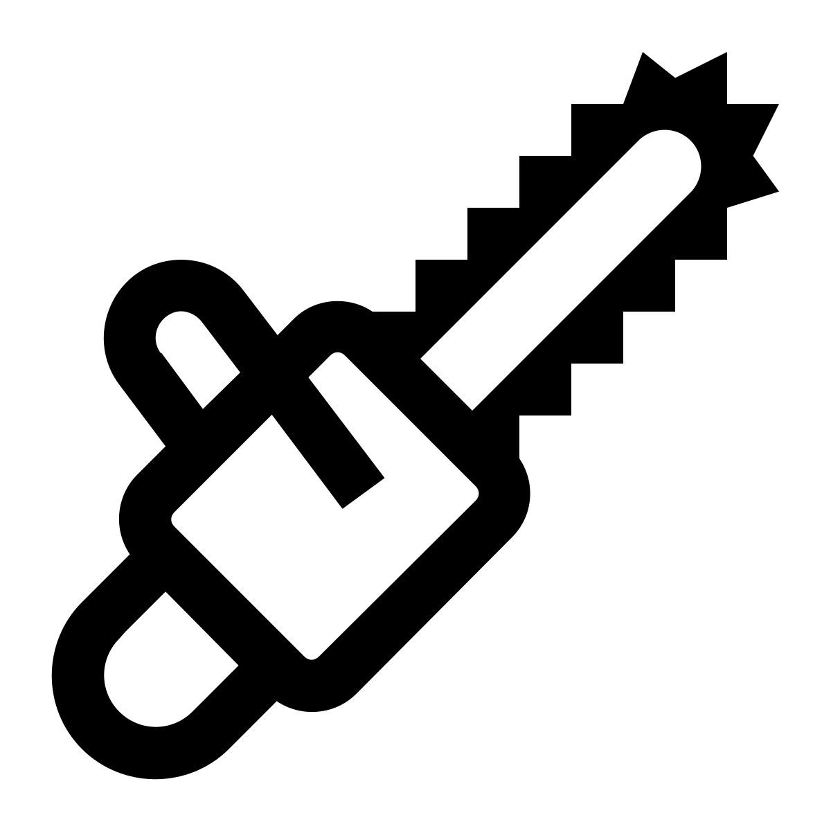 windows 10 style 电锯 icon