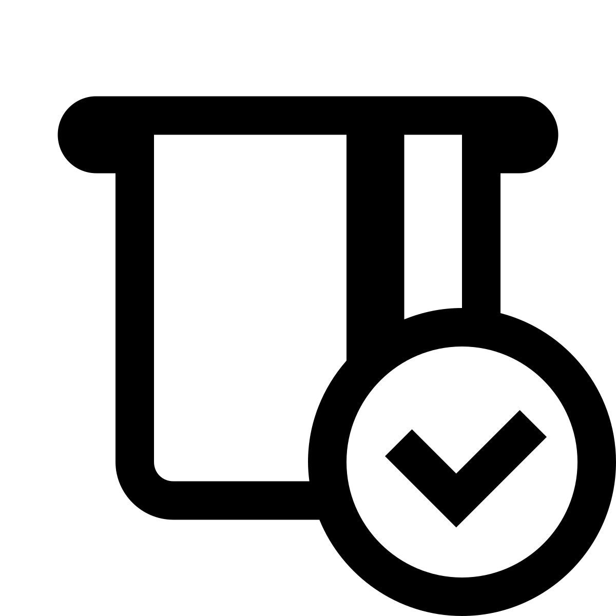 windows 10 style cartão verificado icon