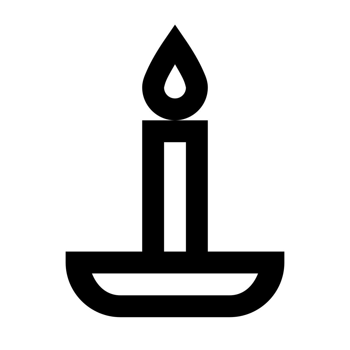 windows 10 style vela de navidad icon