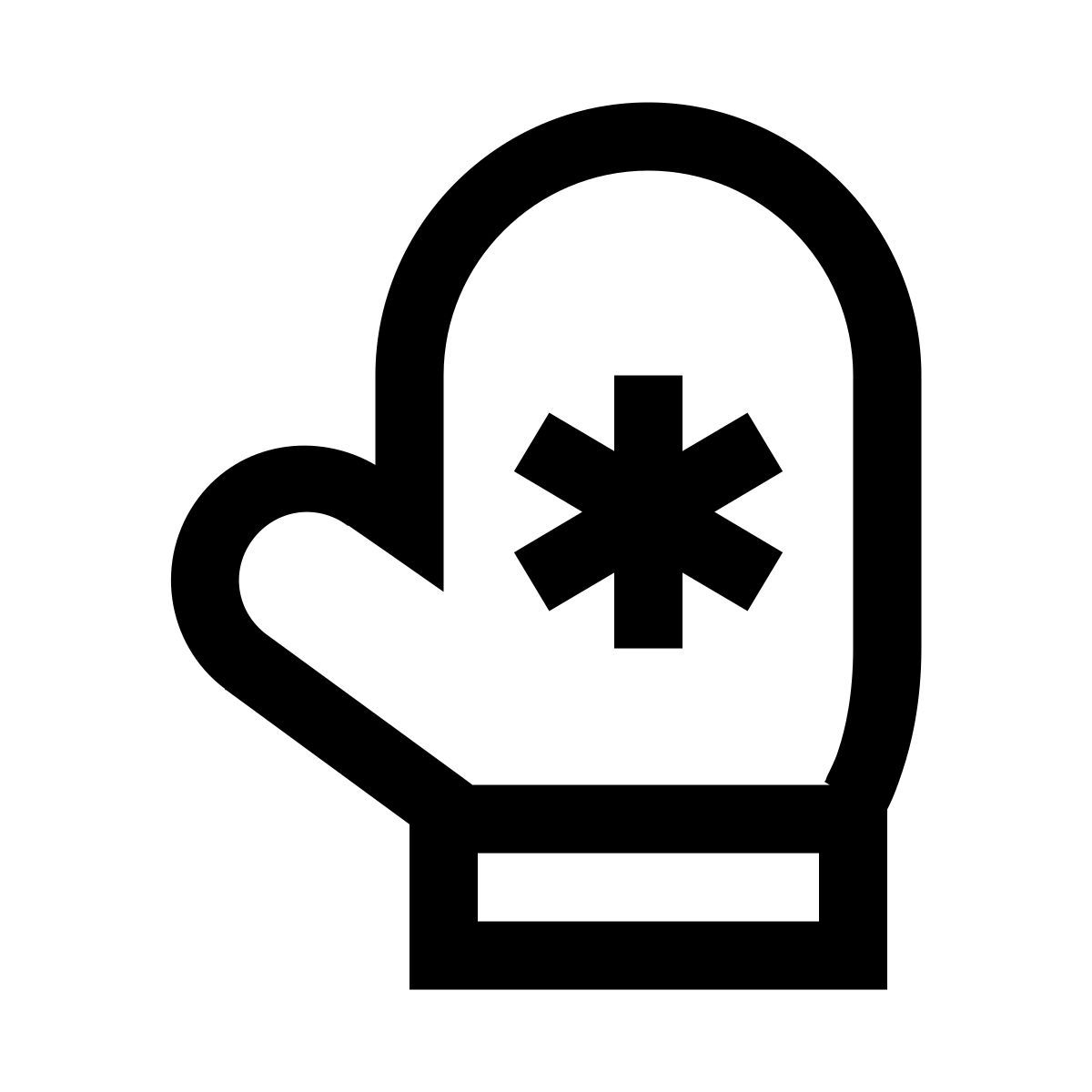 windows 10 style guante de navidad icon