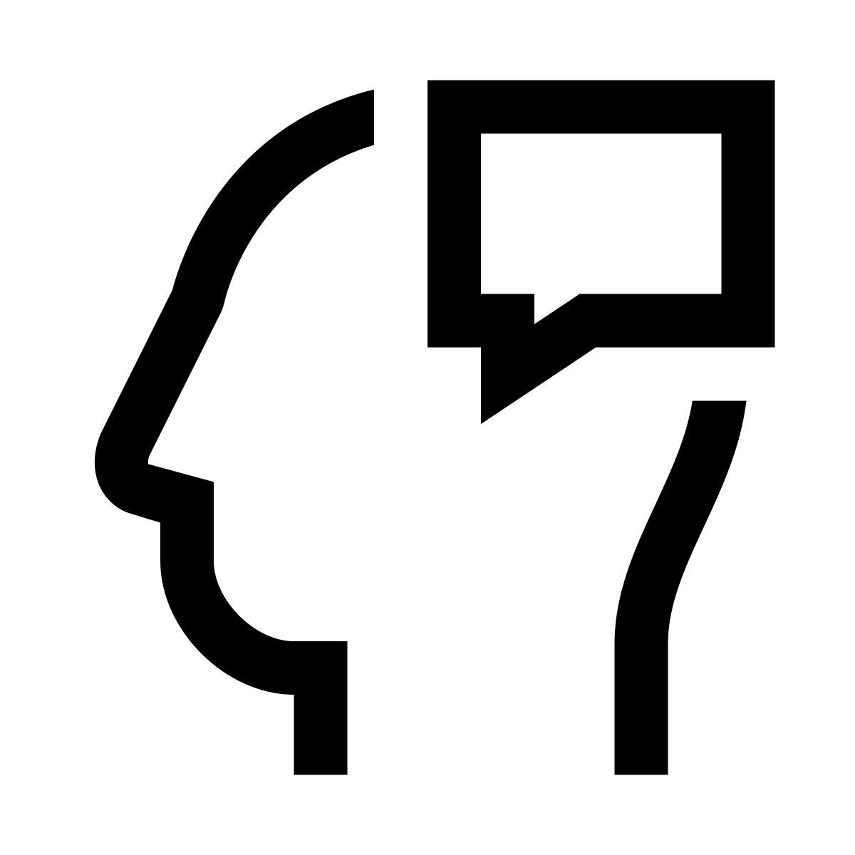 windows 10 style communication skill icon
