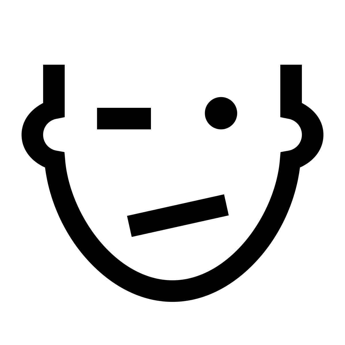 windows 10 style 걱정스런 얼굴 icon