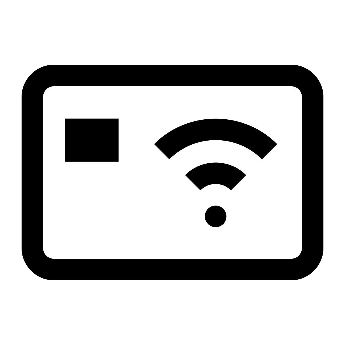 windows 10 style 信用卡非接触式 icon