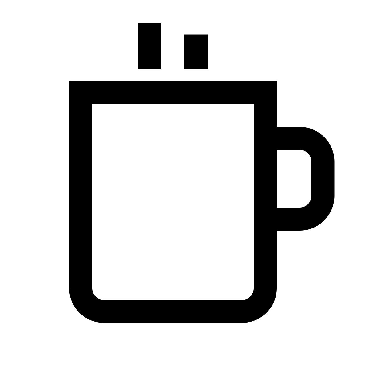 windows 10 style tasse icon