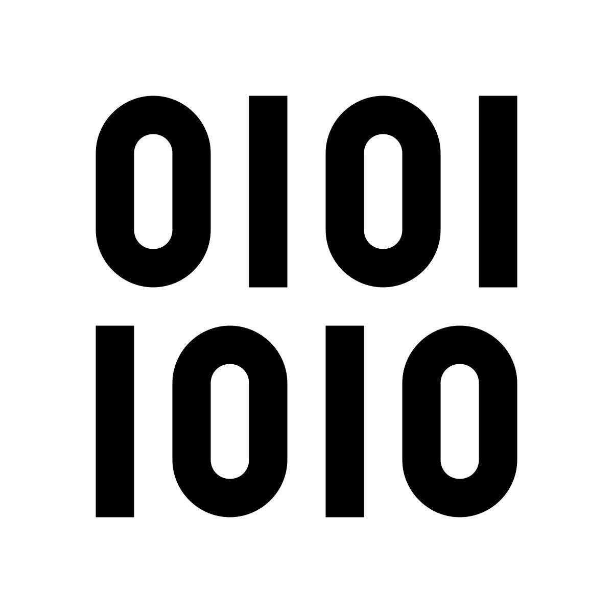 windows 10 style binär icon