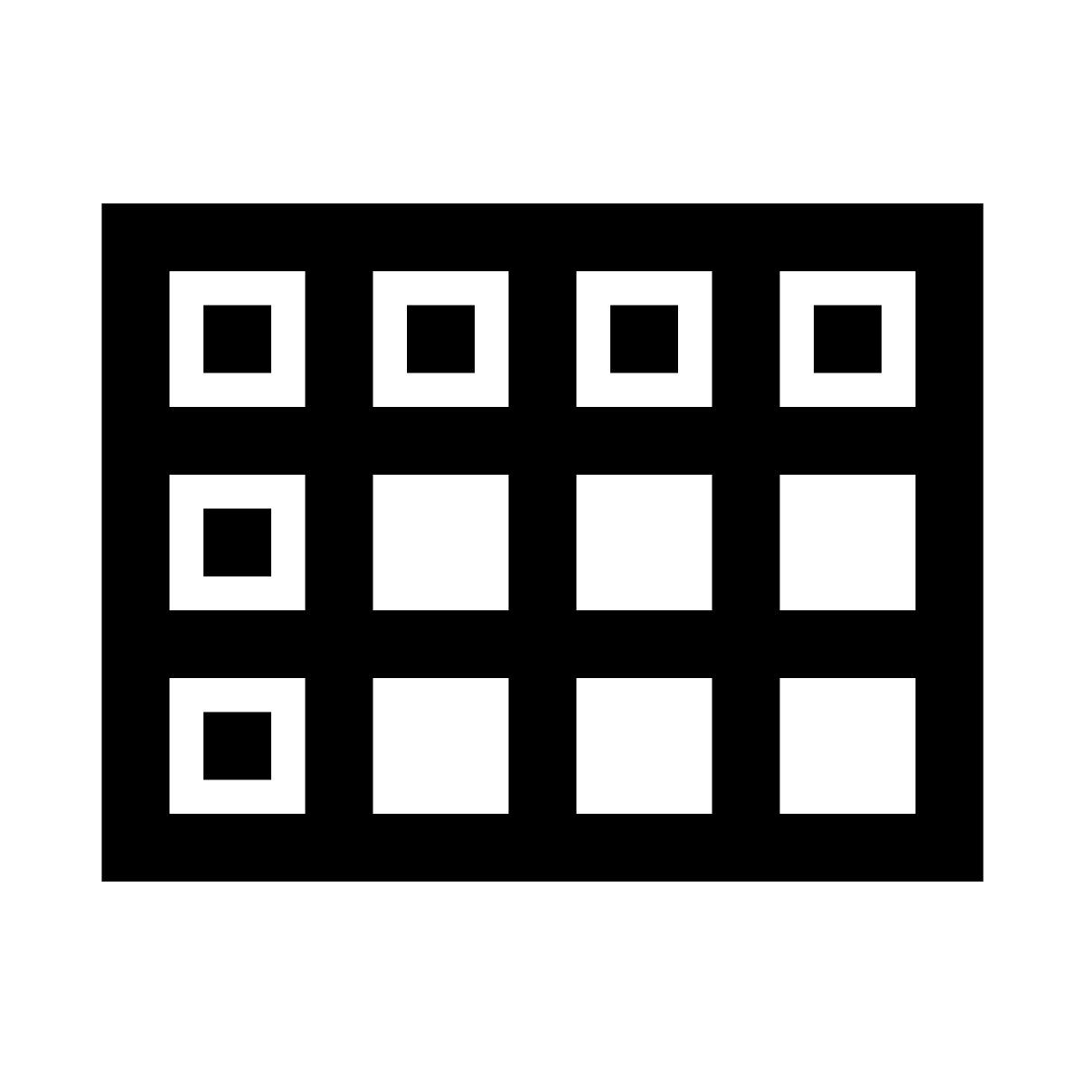 windows 10 style 데이터 시트 icon