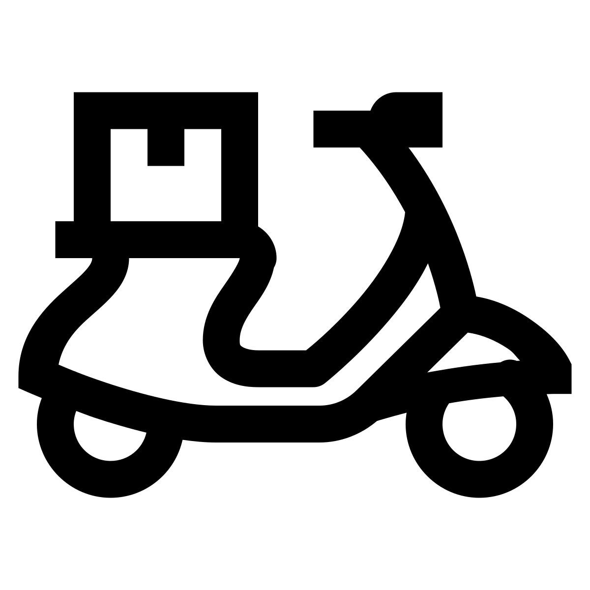 windows 10 style delivery scooter icon