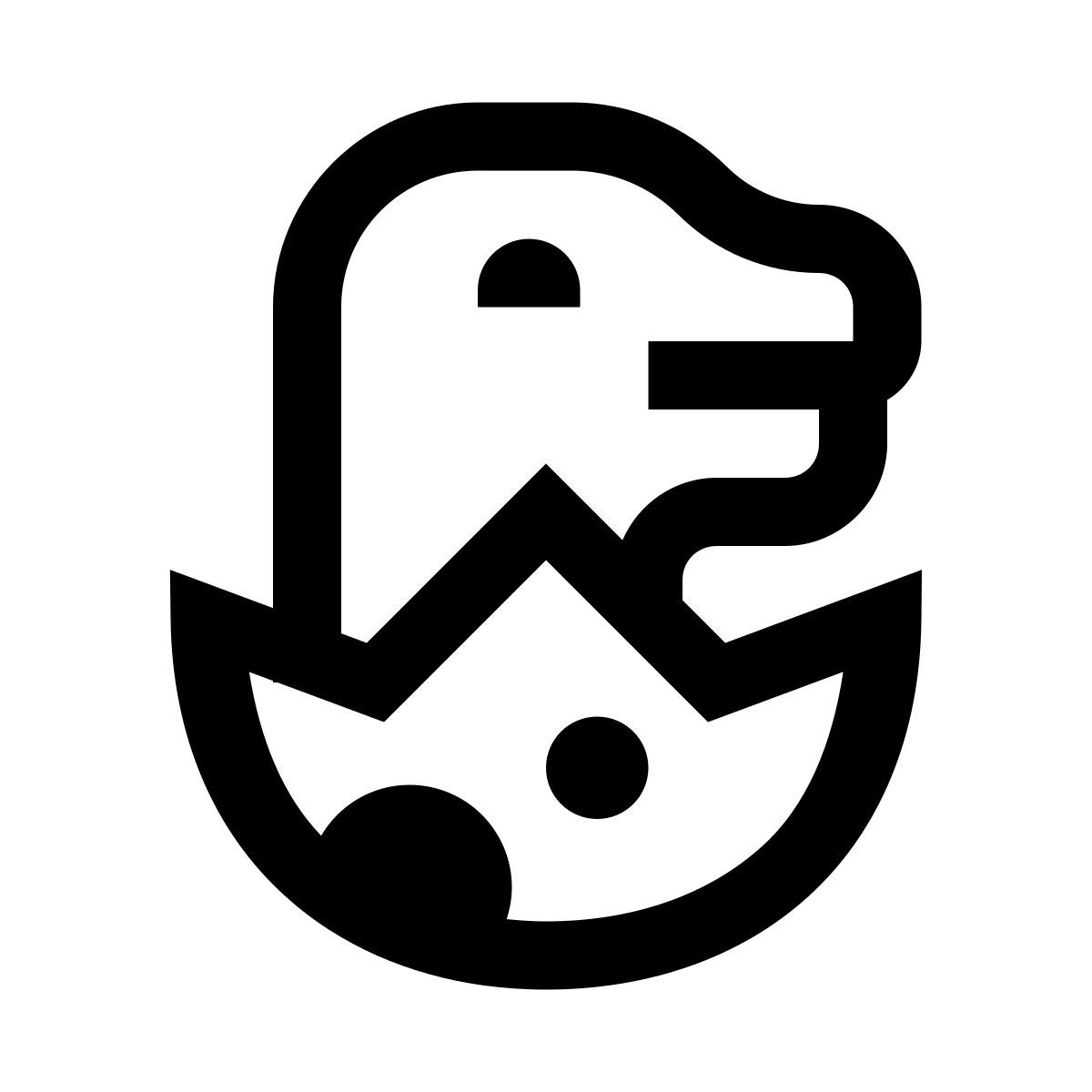 windows 10 style 恐龙蛋 icon