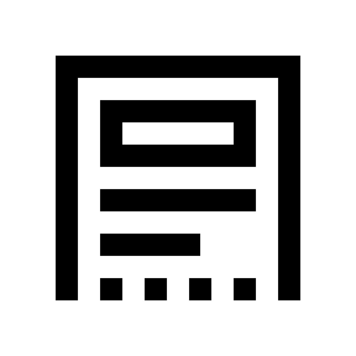 windows 10 style document header icon