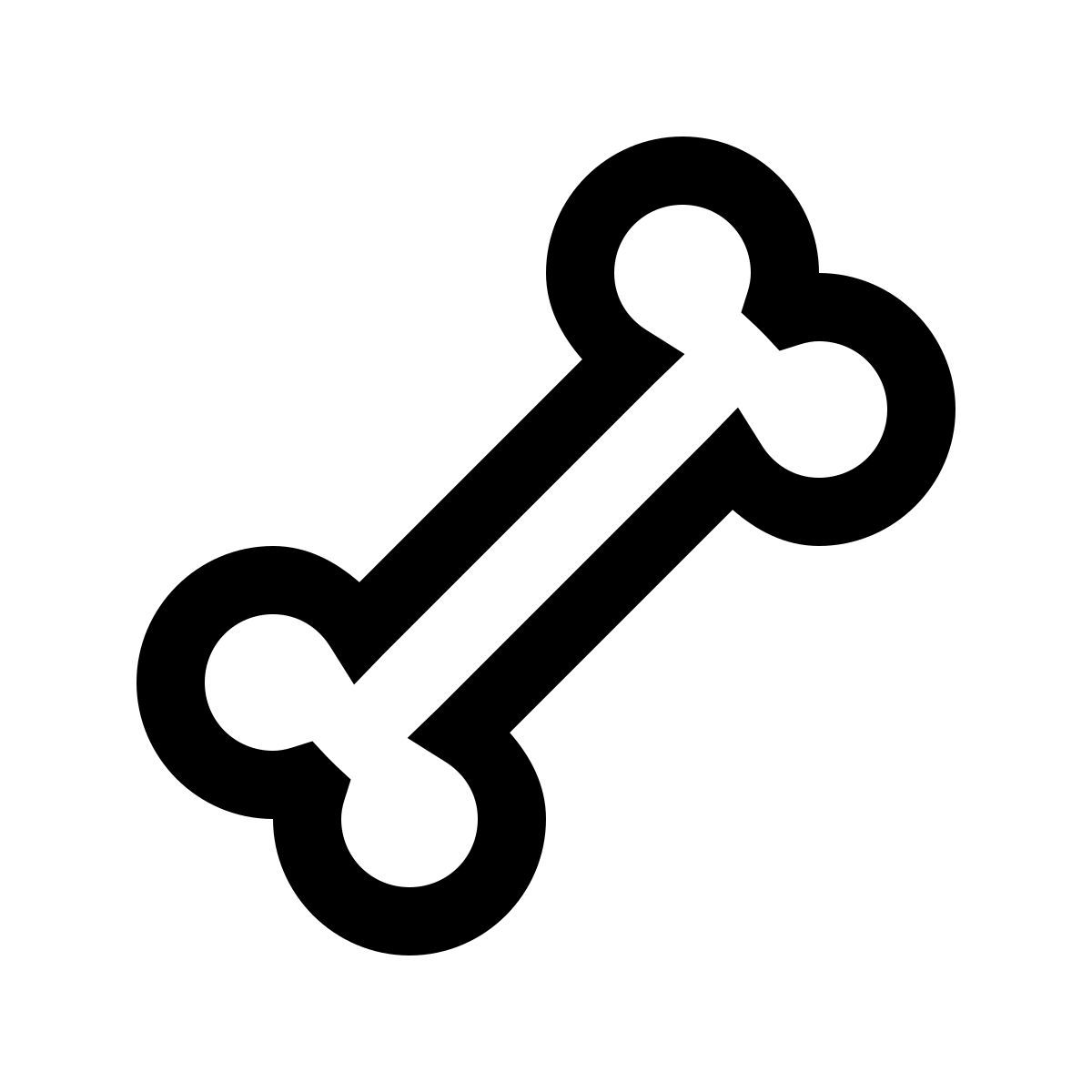 windows 10 style 狗骨头 icon