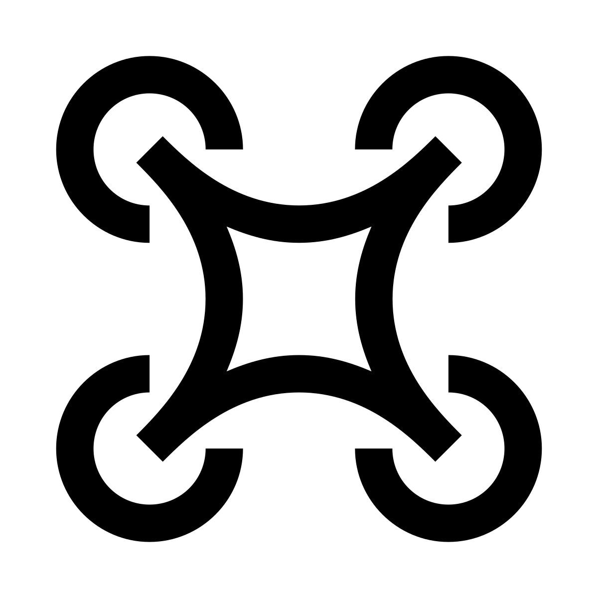 windows 10 style 无人机底视图 icon