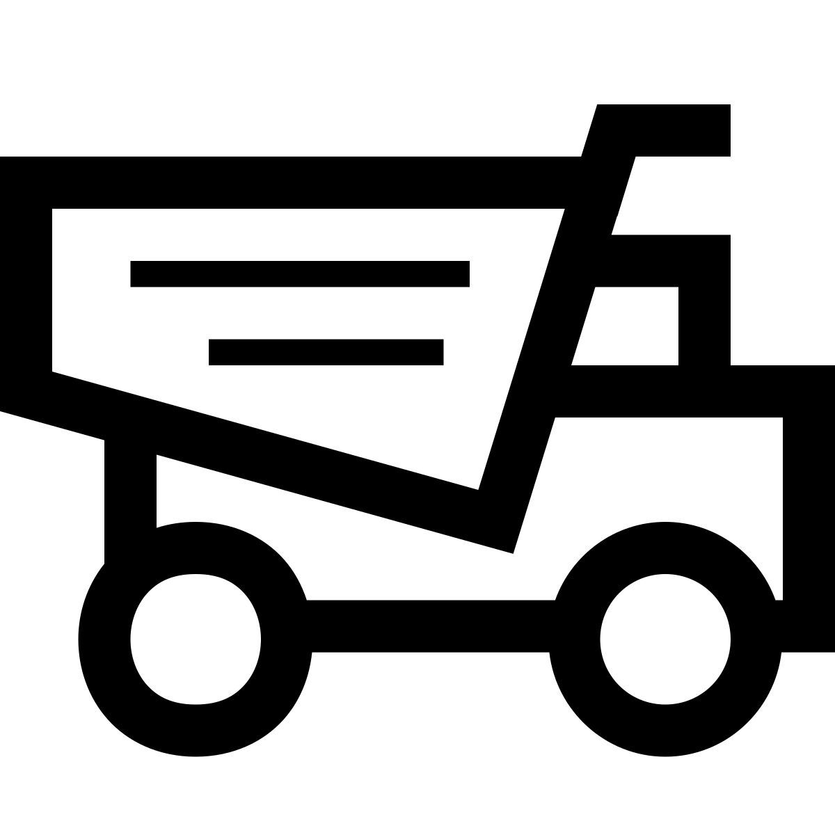 windows 10 style camion della spazzatura icon