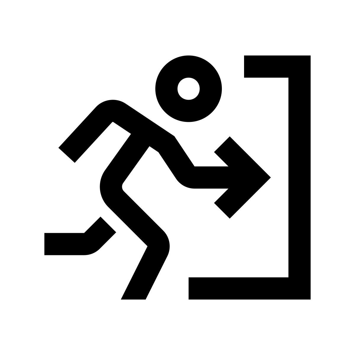 windows 10 style exit icon