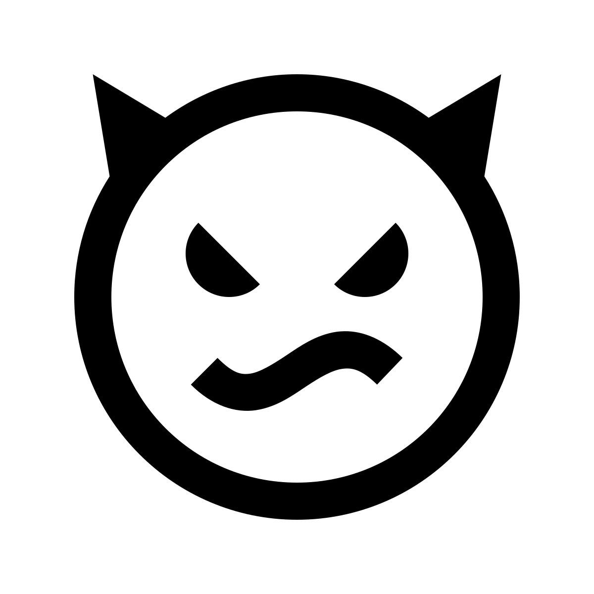 windows 10 style evil icon