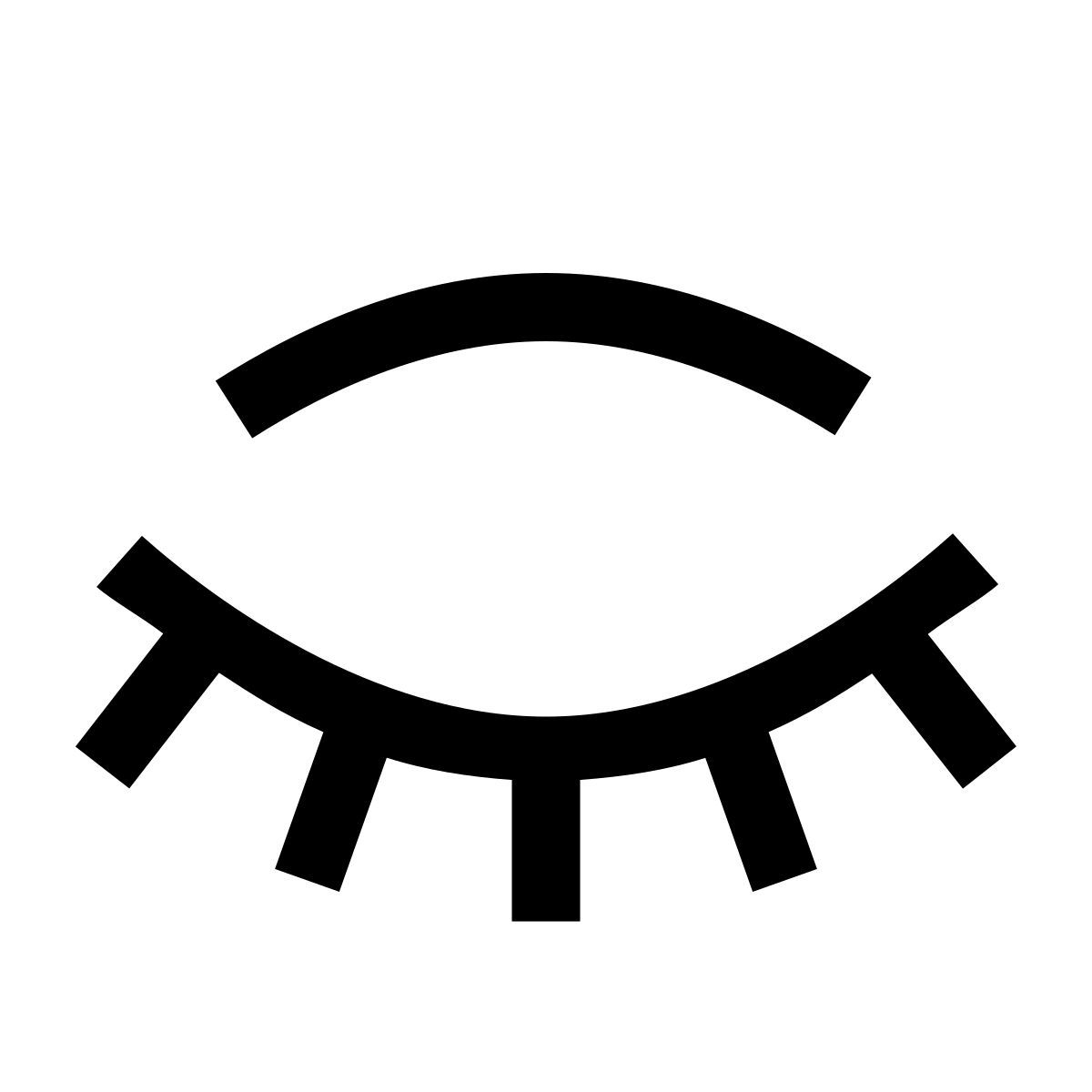 windows 10 style wimpern 2d icon