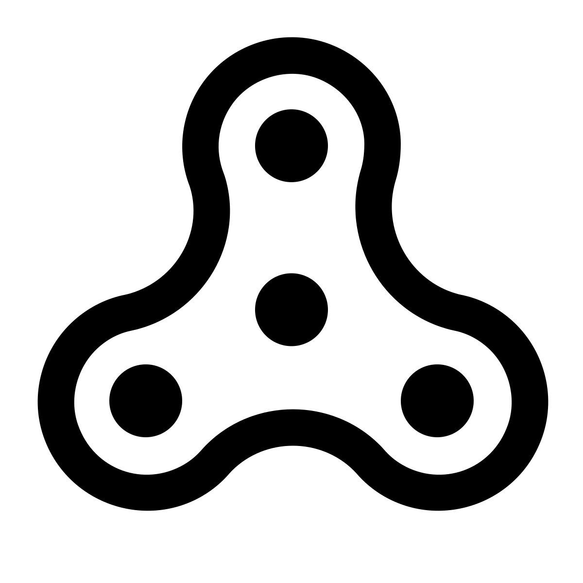 windows 10 style fidget spinner icon