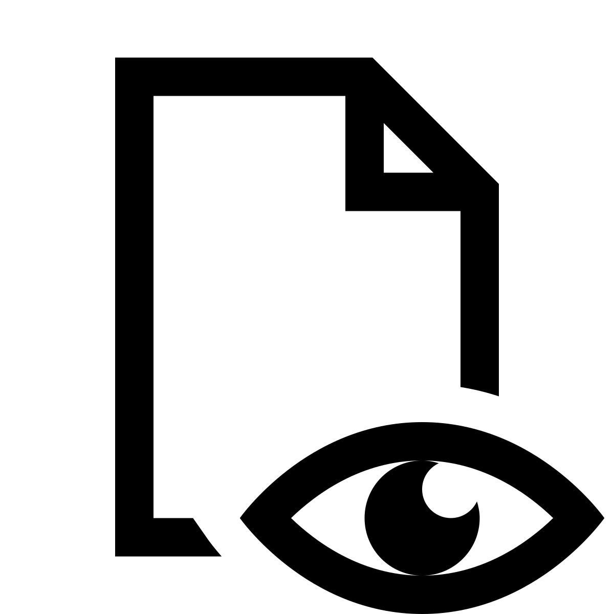windows 10 style vista previa del documento icon