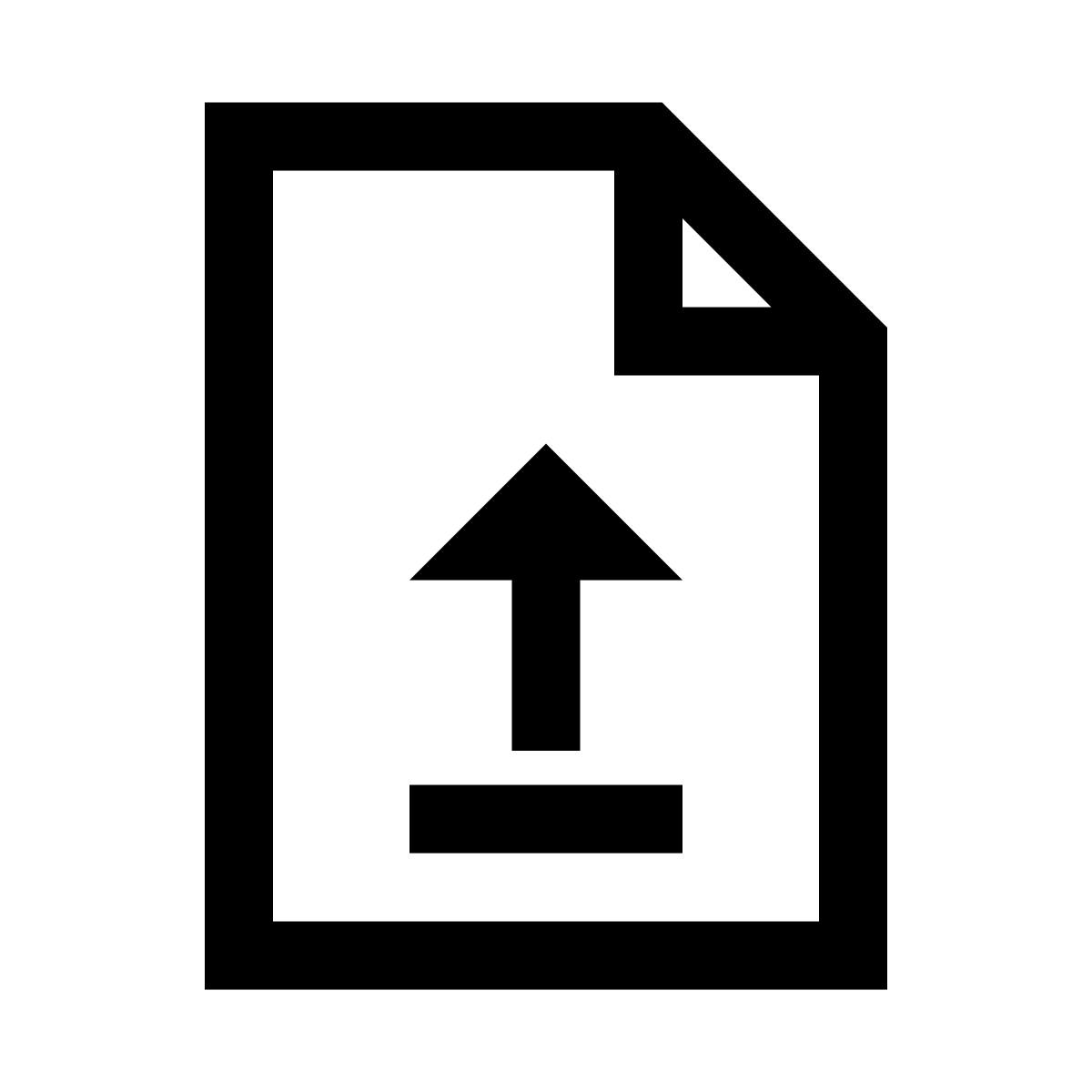 windows 10 style upload file icon