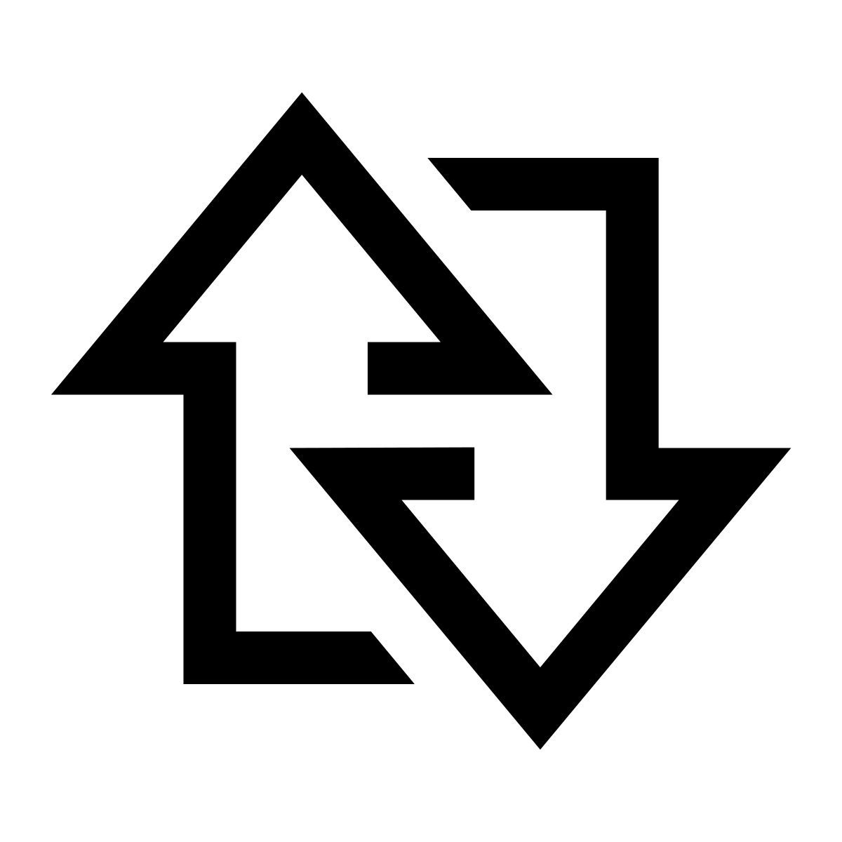 windows 10 style flèches icon