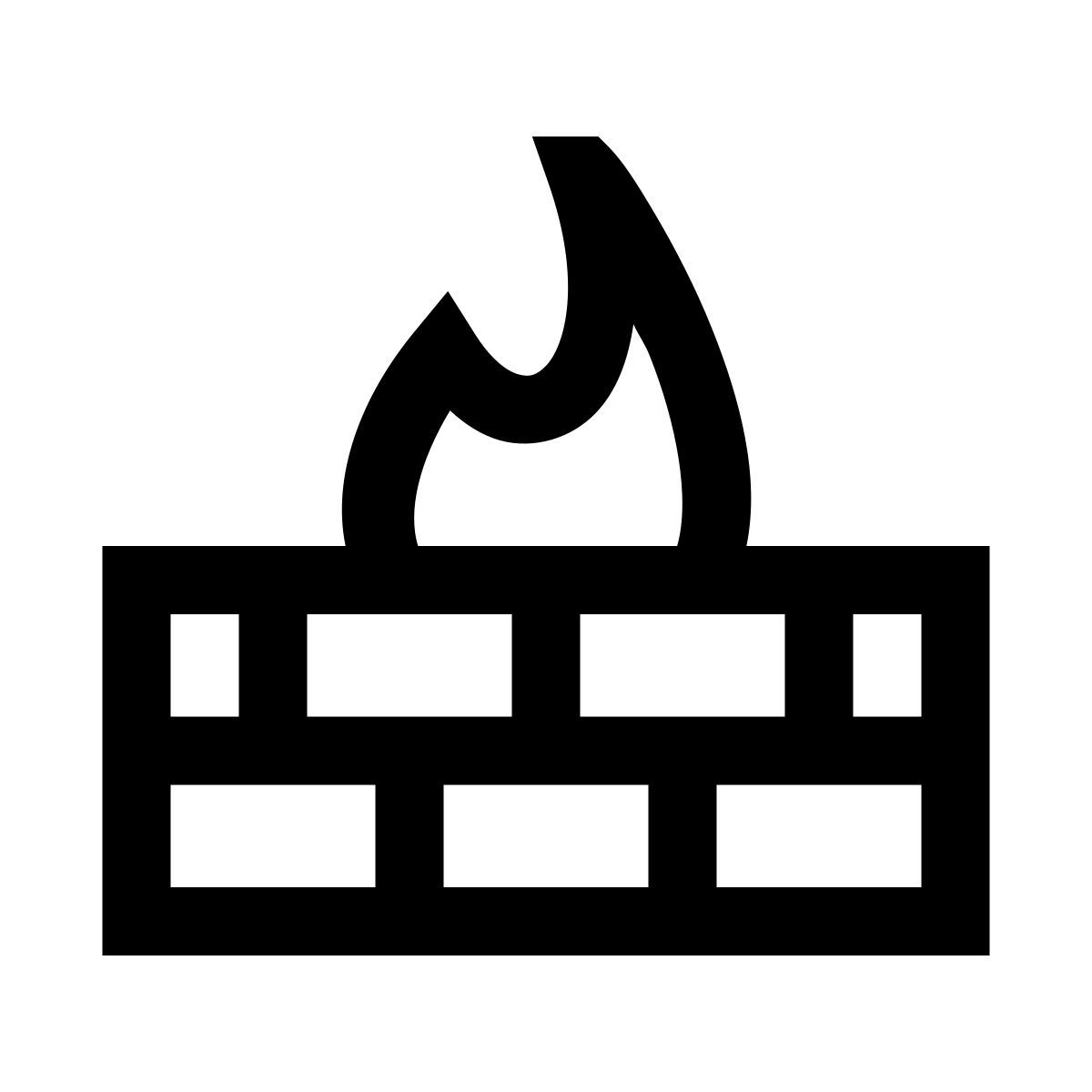 windows 10 style firewall icon