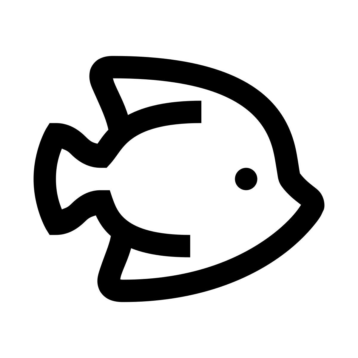 windows 10 style 鱼 icon