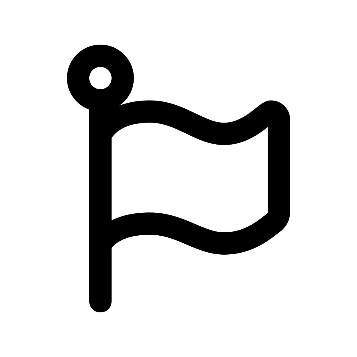 windows 10 style font awesome flag icon