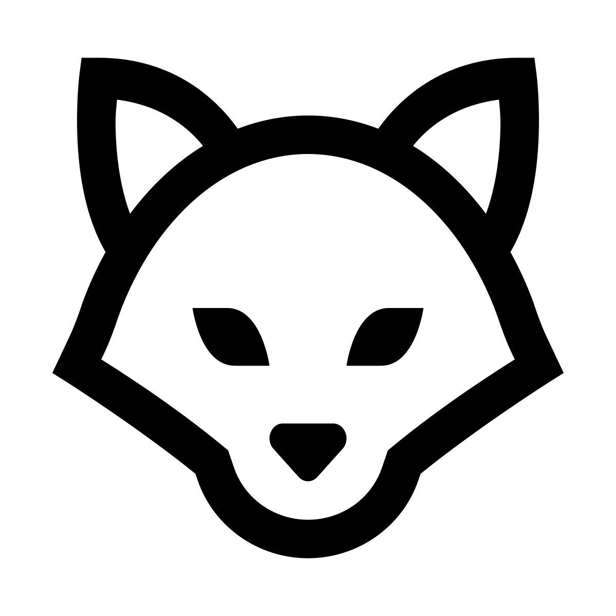 windows 10 style fox icon