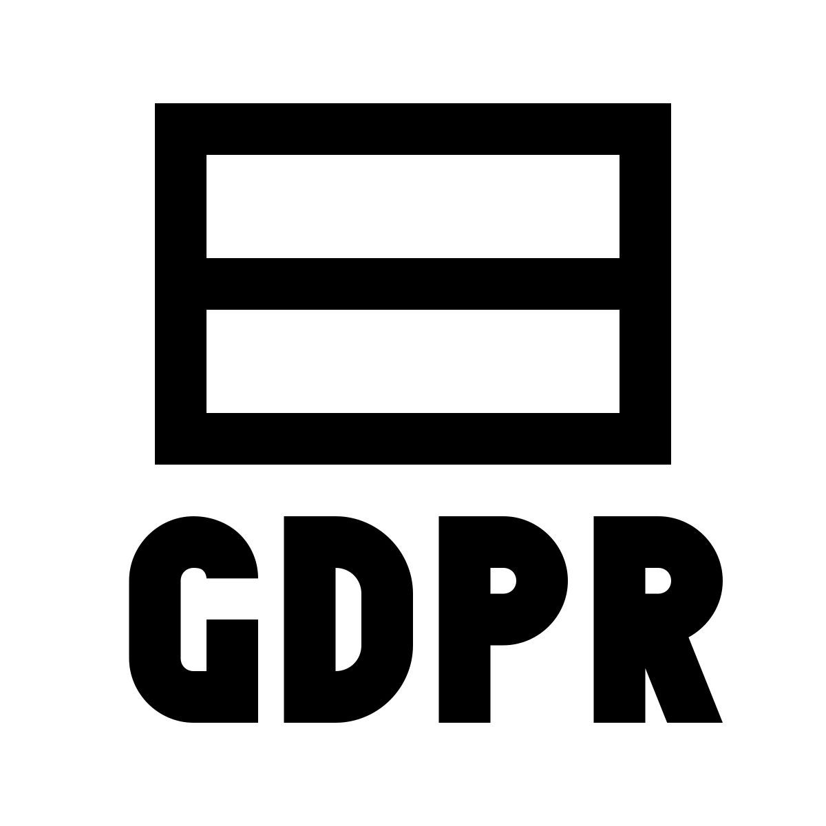 windows 10 style gdpr database icon
