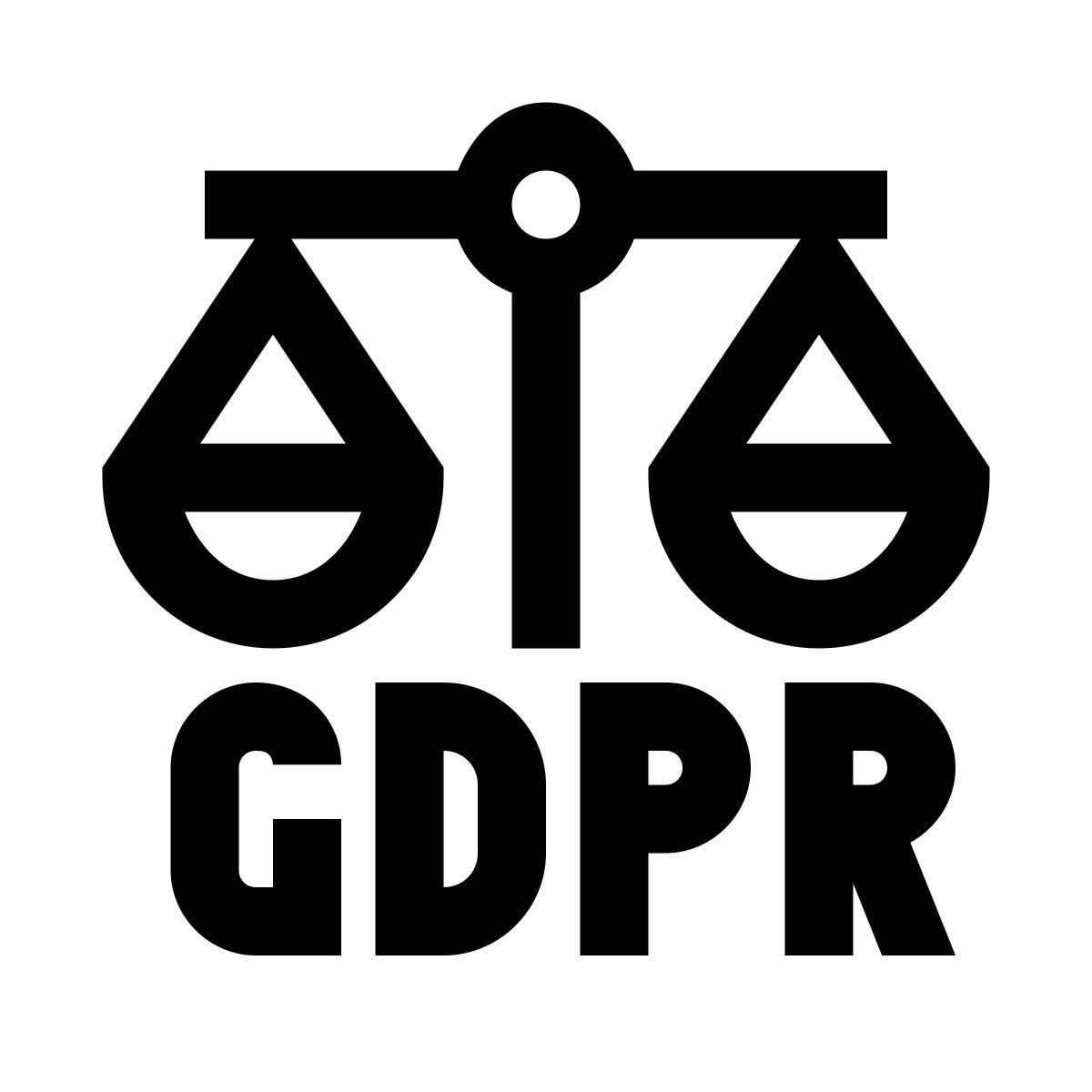 windows 10 style gdpr law icon