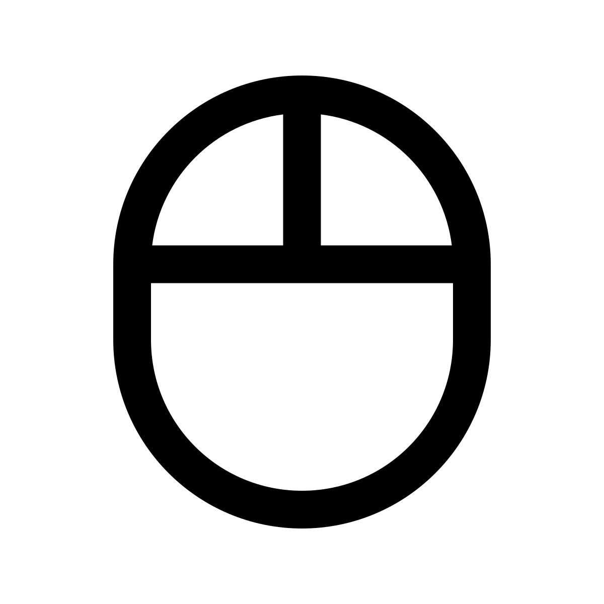 windows 10 style maus icon