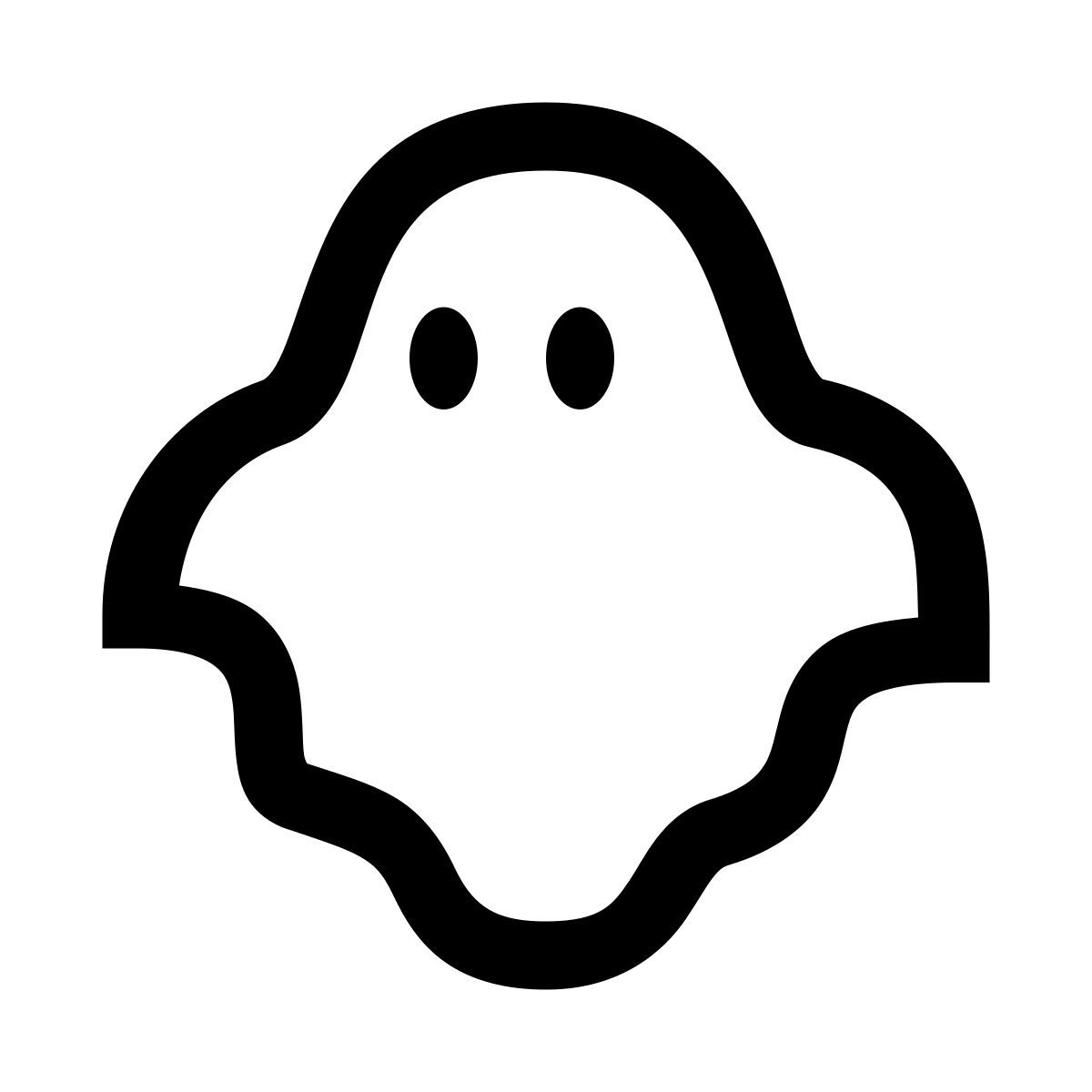 windows 10 style ghost icon